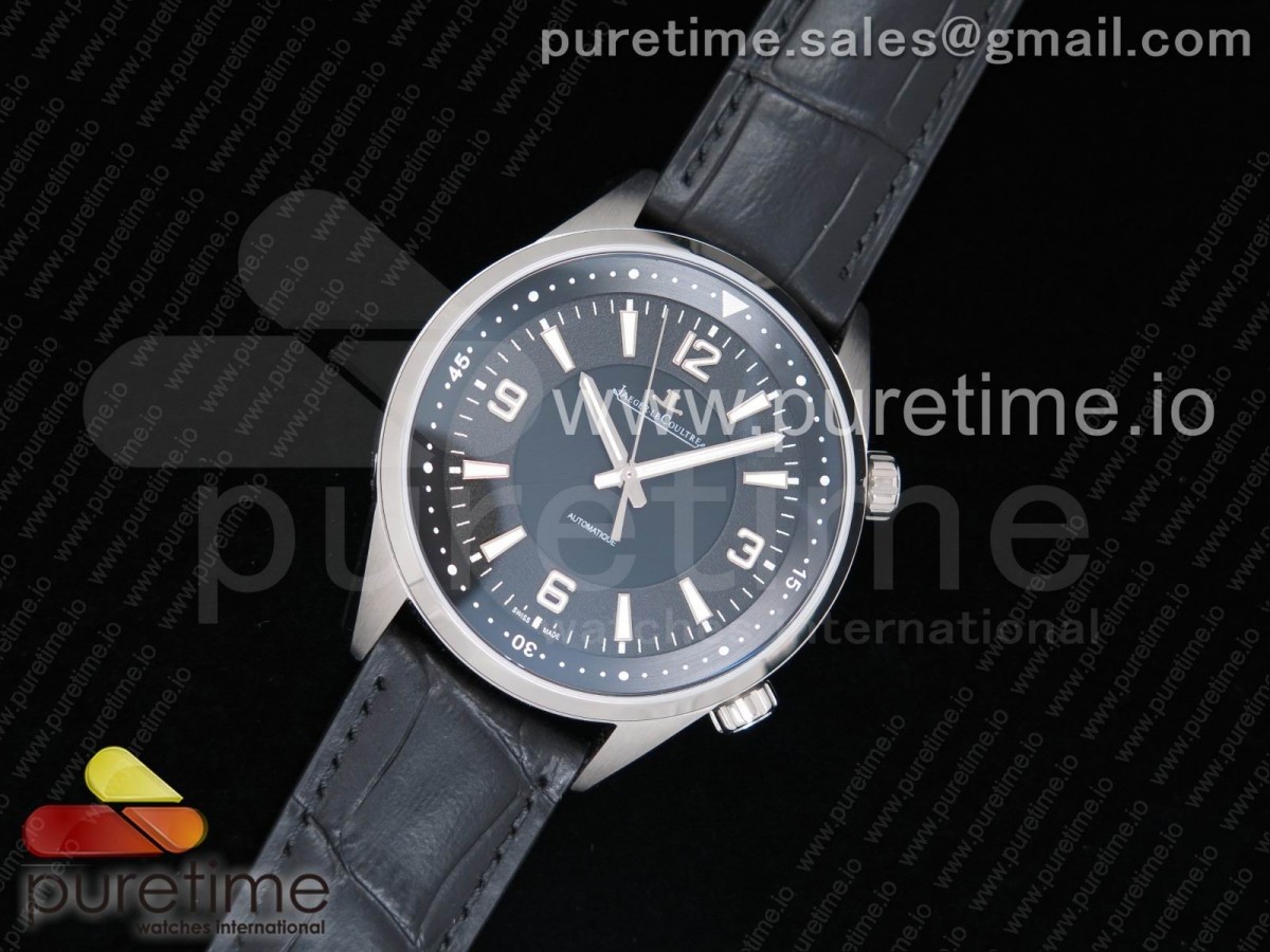 ZF공장 예거르쿨트르 마스터 울트라씬 데이트 / 가죽 Master Ultra Thin Date 1282510 RG ZF 1:1 Best Edition Eggshell Beige Dial on Brown Leather Strap A899/1