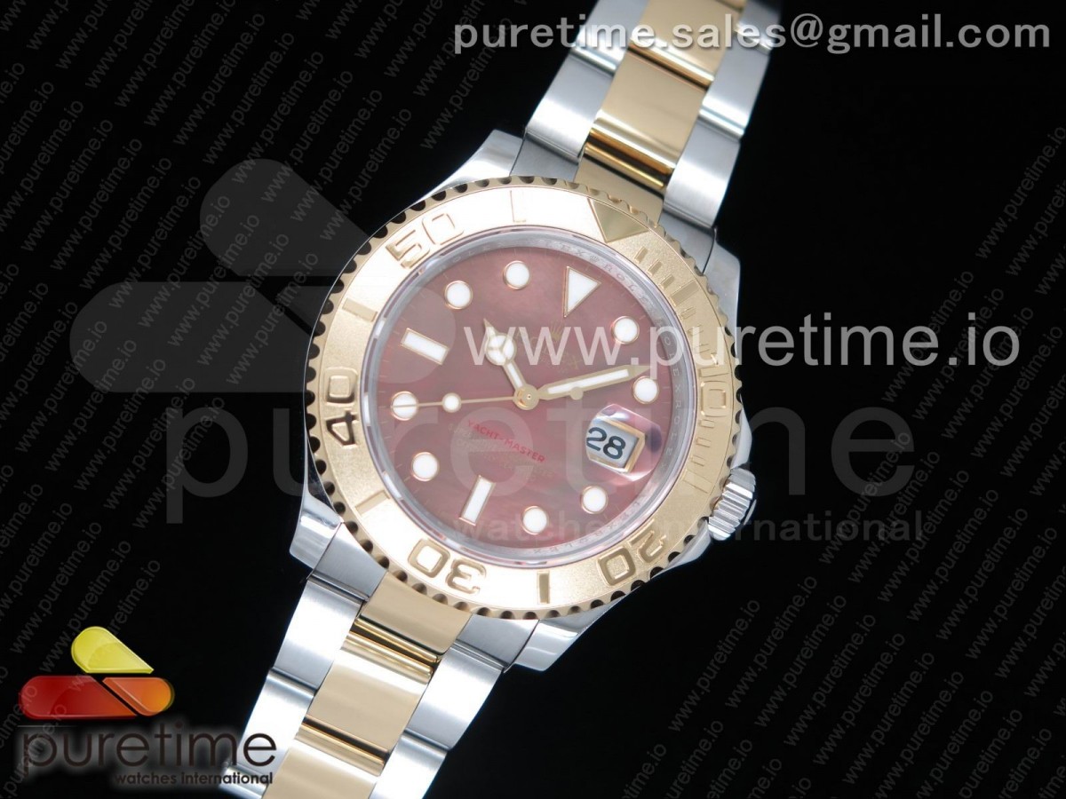 GM공장 롤렉스 요트마스터 브라운 콤비 Yacht-Master 116623 YG Wrapped GMF Best Edition Brown Dial on SS/YG Bracelet SA3135