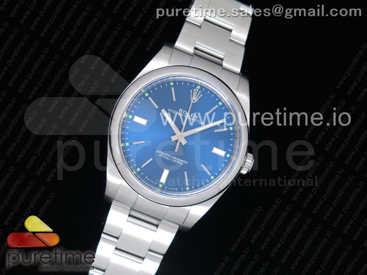 AR공장 롤렉스 오이스터퍼페츄얼 39MM Oyster Perpetual 39mm 114300 ARF 1:1 Best Edition 904L SS Case and Bracelet Blue Dial SH3132