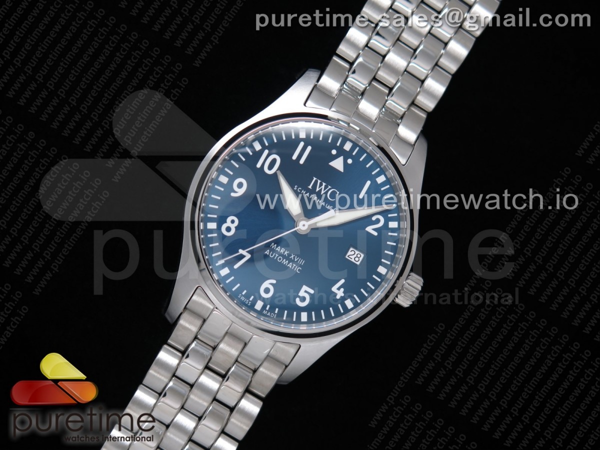 V7공장 마크18 블루다이얼 브슬 / Mark XVIII V7F 11 Best Edition Blue Dial on SS Bracelet ETA2892