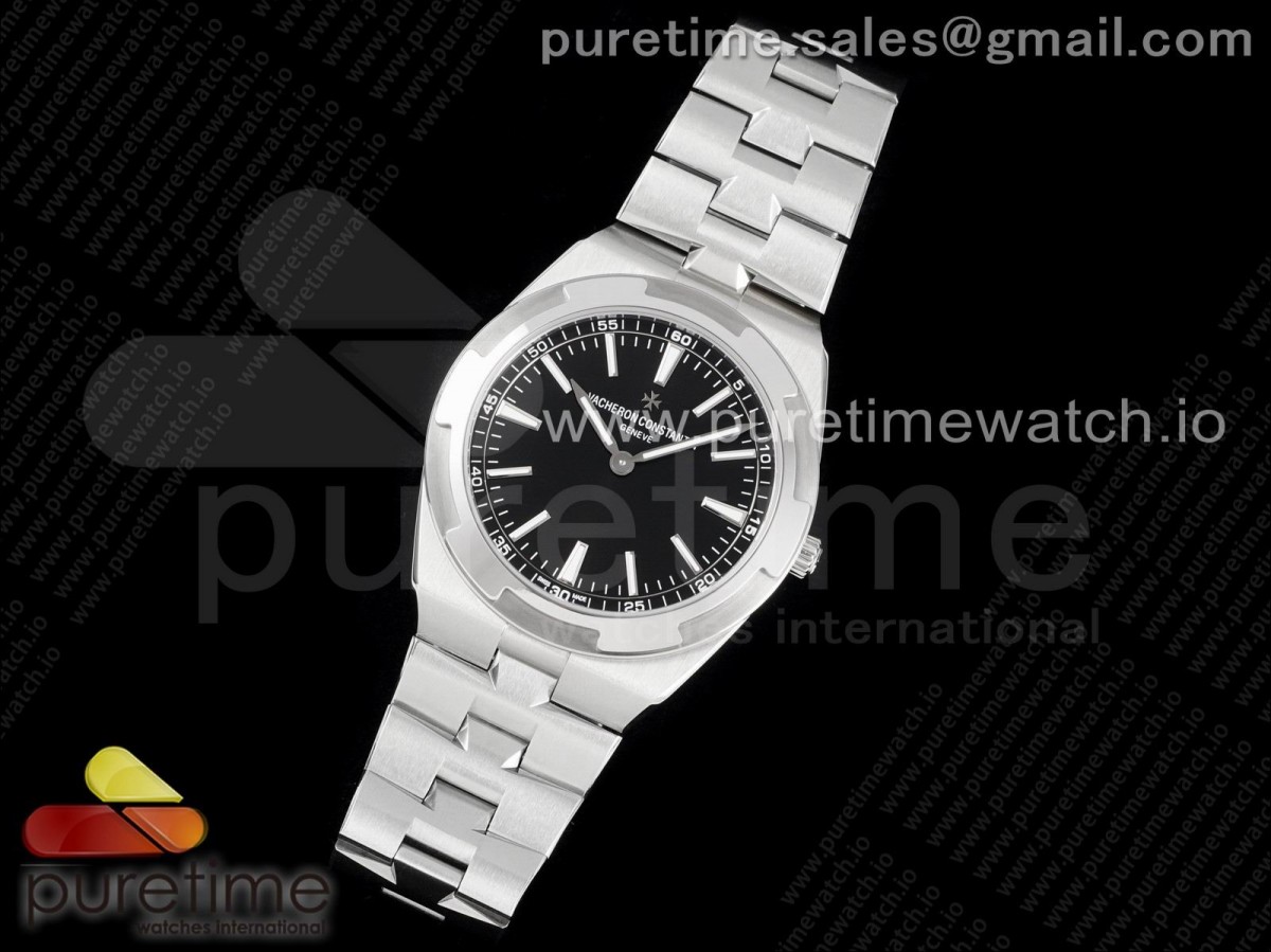 XF공장 바쉐론콘스탄틴 오버시즈 울트라씬 2000V 블랙 브슬 / Overseas Ultra-Thin 2000V XF Best Edition Black Dial on SS Bracelet A1120