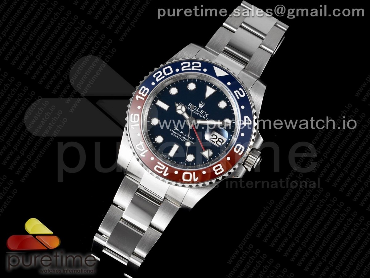 눕공장 V11 롤렉스 GMT마스터 2 레드앤블루 펩시 블루다이얼 3285 / GMT-Master II 126719 BLRO RedBlue Ceramic 904L 11 Noob Best Edition Blue Dial SA3285 V11 CHS