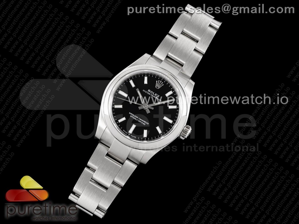 EW공장 롤렉스 오이스터퍼페츄얼 31MM 블랙다이얼 브슬 (인덱스틀어짐 교환X)  / Oyster Perpetual 31mm 277200 EWF Best Edition Black Dial on SS Bracelet 6T15
