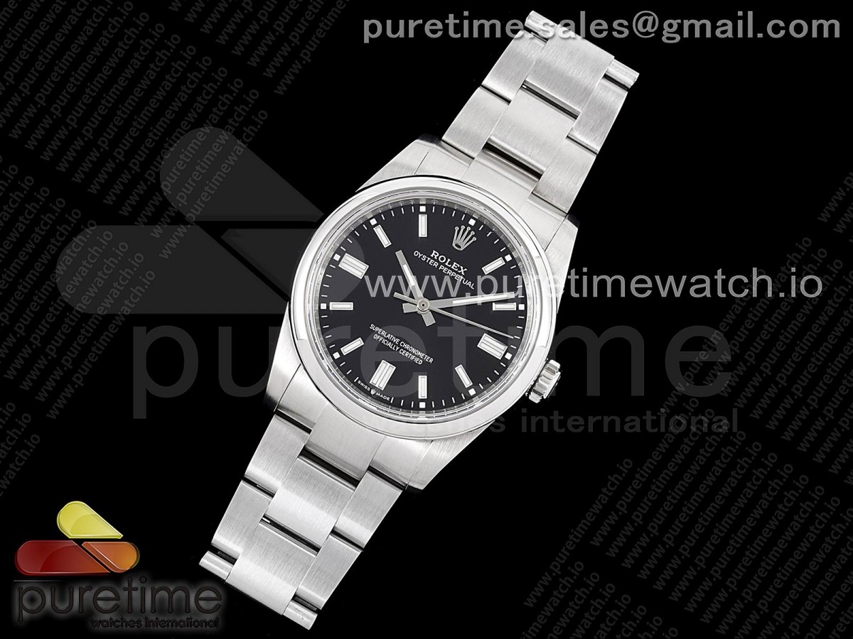 GM공장 롤렉스 오이스터 퍼페츄얼 36MM 12600 블랙다이얼 브슬 / Oyster Perpetual 36mm 126000 GMF 11 Best Edition 904L Steel Black Dial on SS Bracelet SA3230
