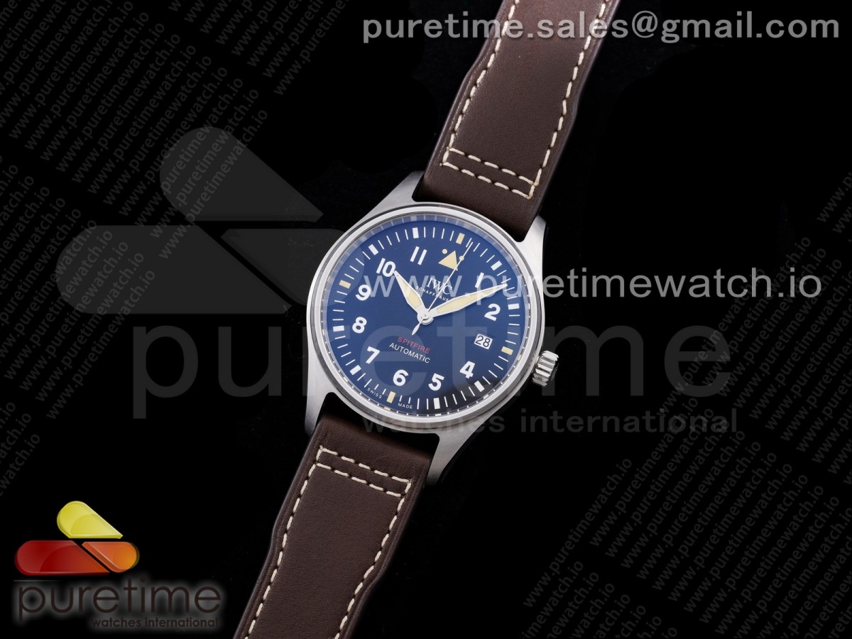 MK공장 스핏파이어 블랙다이얼 가죽스트랩 / Spitfire SS IW326801 MKF 1:1 Best Edition Black Dial on Green Nylon Strap MIYOTA 9015