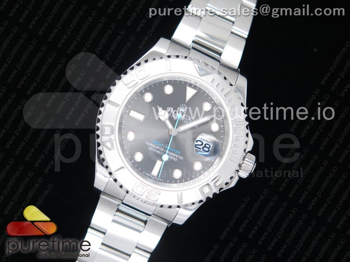 AR공장 롤렉스 요트마스터 다크로듐 Yacht-Master 116622 ARF 1:1 Best Edition Dark Rhodium Dial on SS Bracelet SH3135