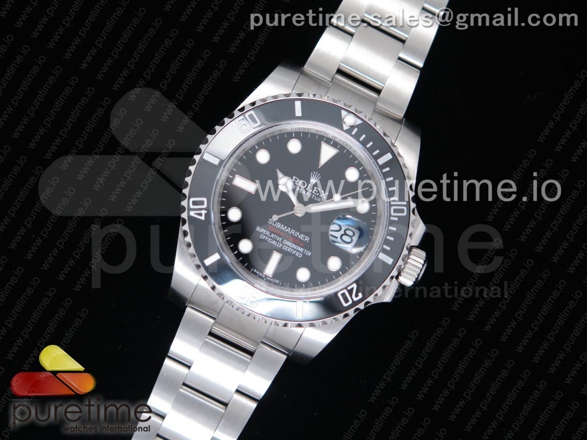 GM공장 롤렉스 서브마리너 데이트  Submariner 126610 LN GM Maker 904L Steel Edition Black Dial on SS Bracelet A2824