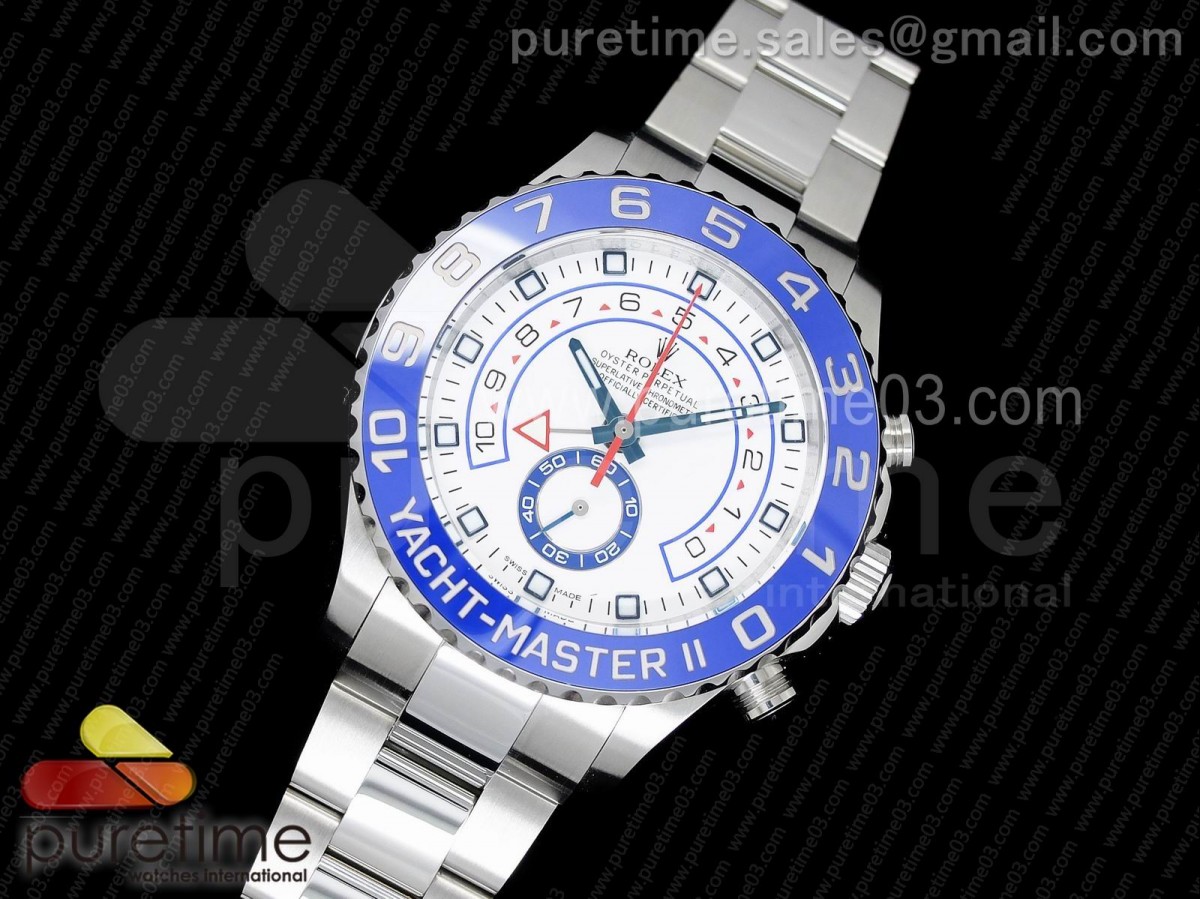 JF공장 롤렉스 요트마스터2 116680 블루세라믹 브레이슬릿 YachtMaster II 116680 SS Blue Ceramic JF 1:1 Best Edition on SS Bracelet A7750