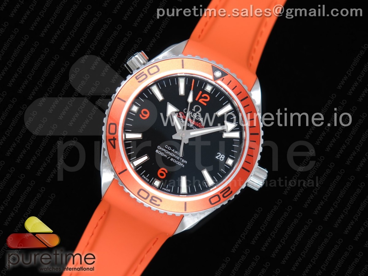 VS공장 메가 씨마스터 600M 오렌지베젤 오렌지러버스트랩 42MM / Planet Ocean Professional Orange Bezel 42mm 11 VSF Best Edition on Orange Rubber Strap A8500 Super Clone