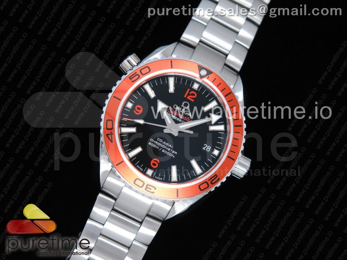 VS공장 오메가 씨마스터 600M 오렌지베젤 브레이슬릿 42MM / Planet Ocean Professional Orange Bezel 42mm 11 VSF Best Edition on SS Bracelet A8500 Super Clone