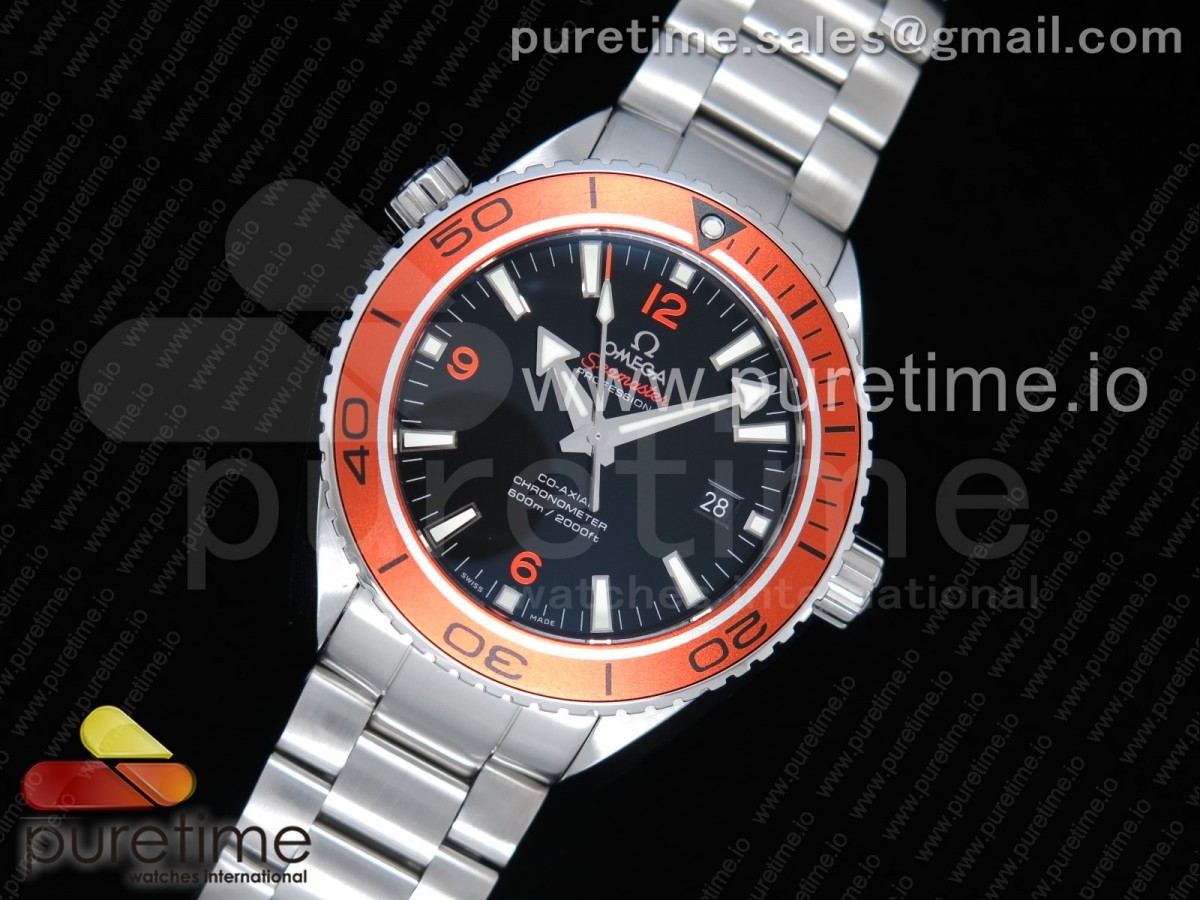 VS공장 오메가 씨마스터 600M 오렌지베젤 브레이슬릿 45.5mm / Planet Ocean Professional Orange Bezel 45.5mm 11 VSF Best Edition on SS Bracelet A8500 Super Clone