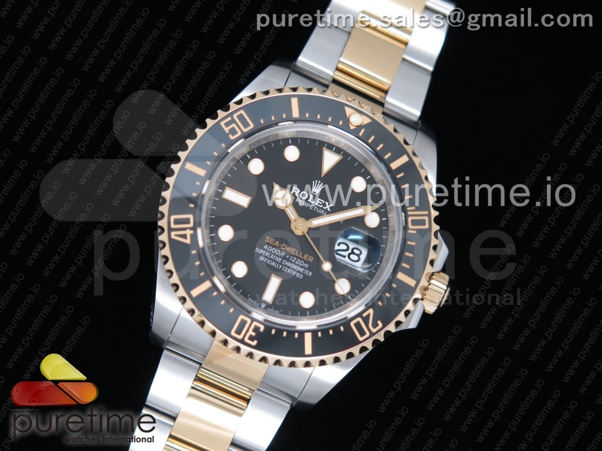 AR공장 롤렉스 씨드웰러 옐로우골드 콤비 904L / Sea-Dweller Two Tone SSYG 126603 ARF 11 Best Edition 904L SSYG Case and Bracelet A2824