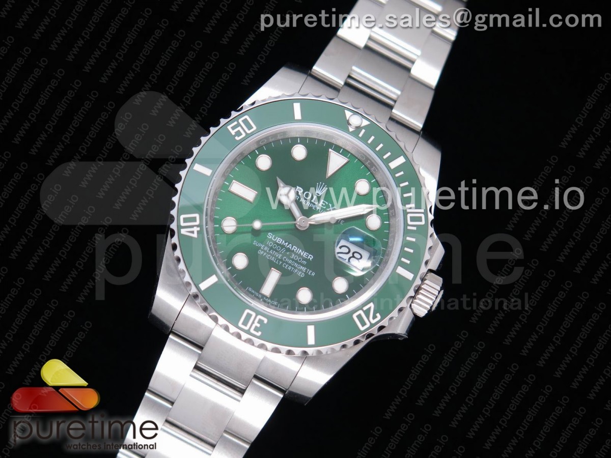 NAIL공장 롤렉스 서브마리너 그린 904L / Submariner 116610 LV Green Ceramic NAIL Maker 904L 11 Best Edition on SS Bracelet SA3135