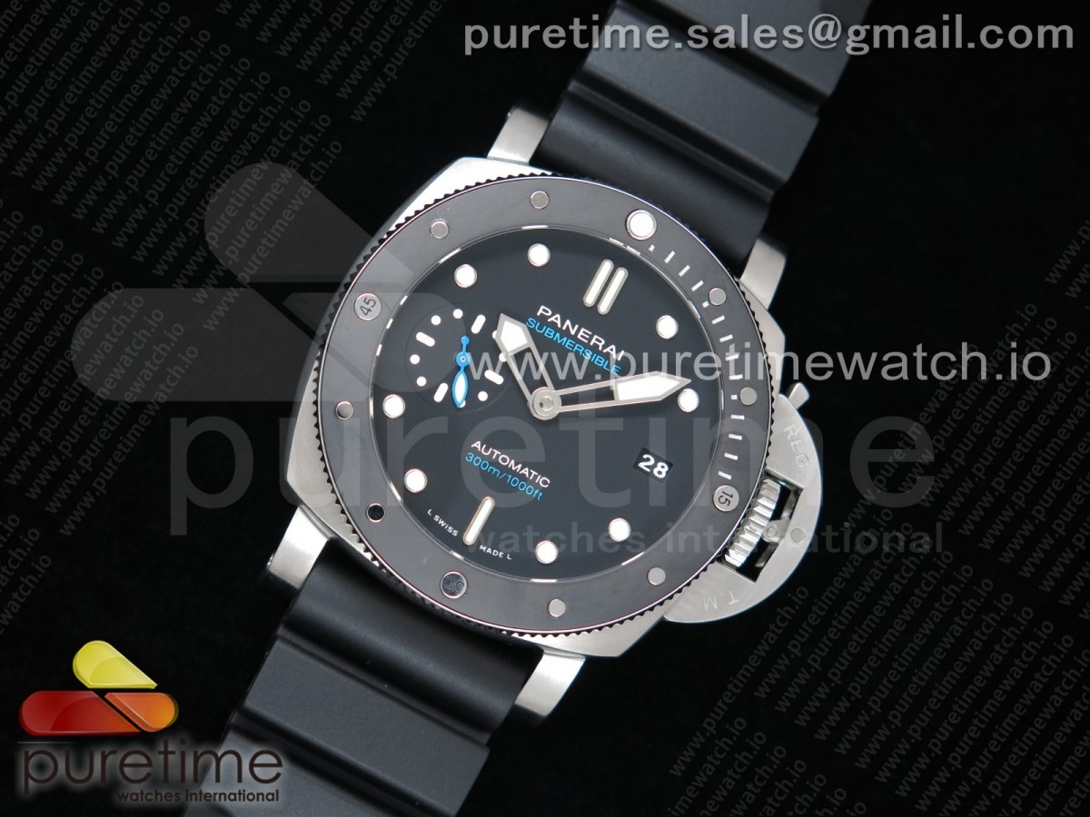 VS공장 PAM683 블랙다이얼 러버 / PAM683 Luminor Submersible VSF 11 Best Edition on Black Rubber Strap P.9010 Clone