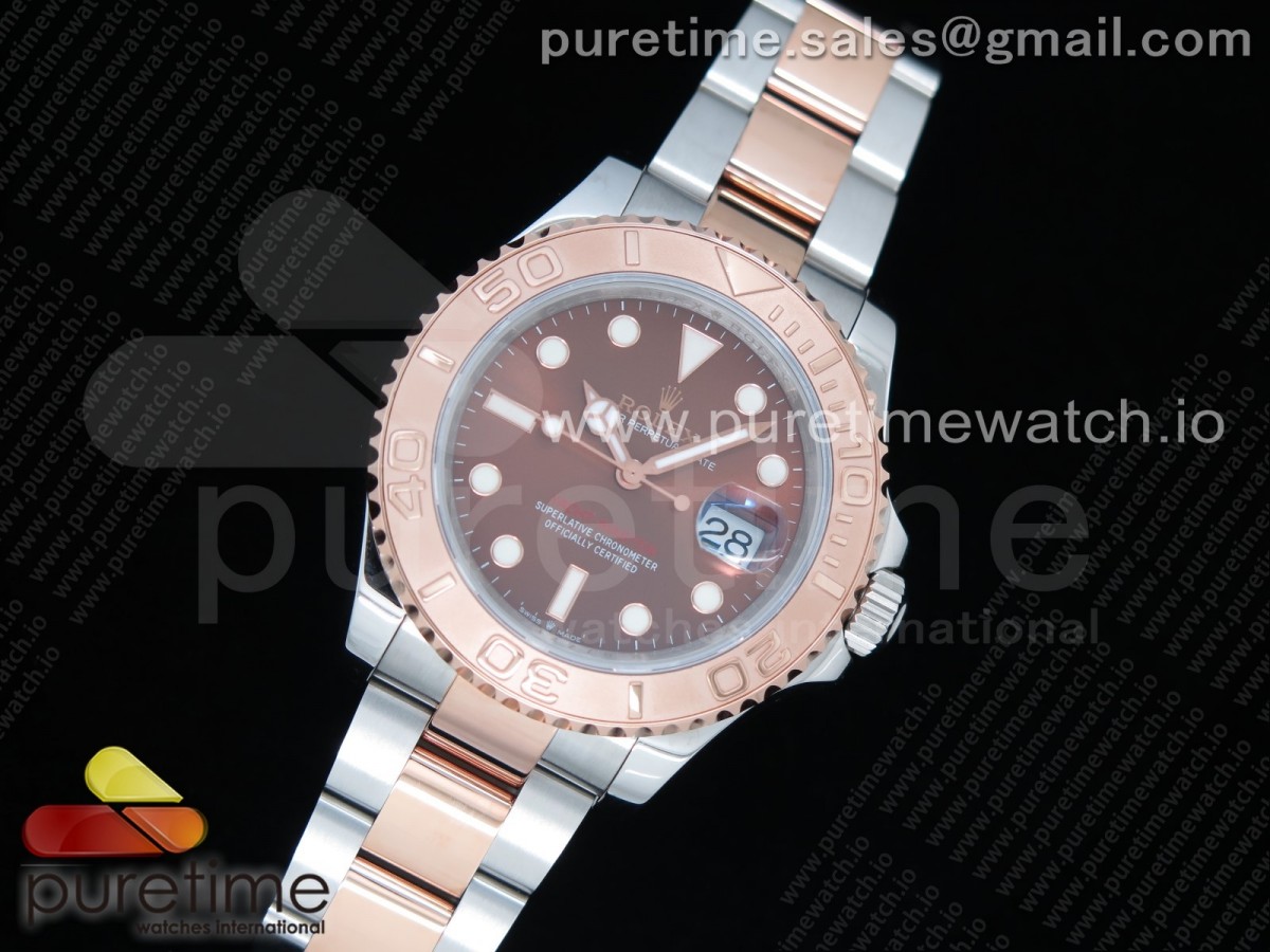 GM공장 롤렉스 요트마스터 로즈골드 콤비 브라운다이얼 브슬 / Yacht-Master 126621 SSRG GMF 11 Best Edition Brown Dial on SSRG Bracelet SA3235