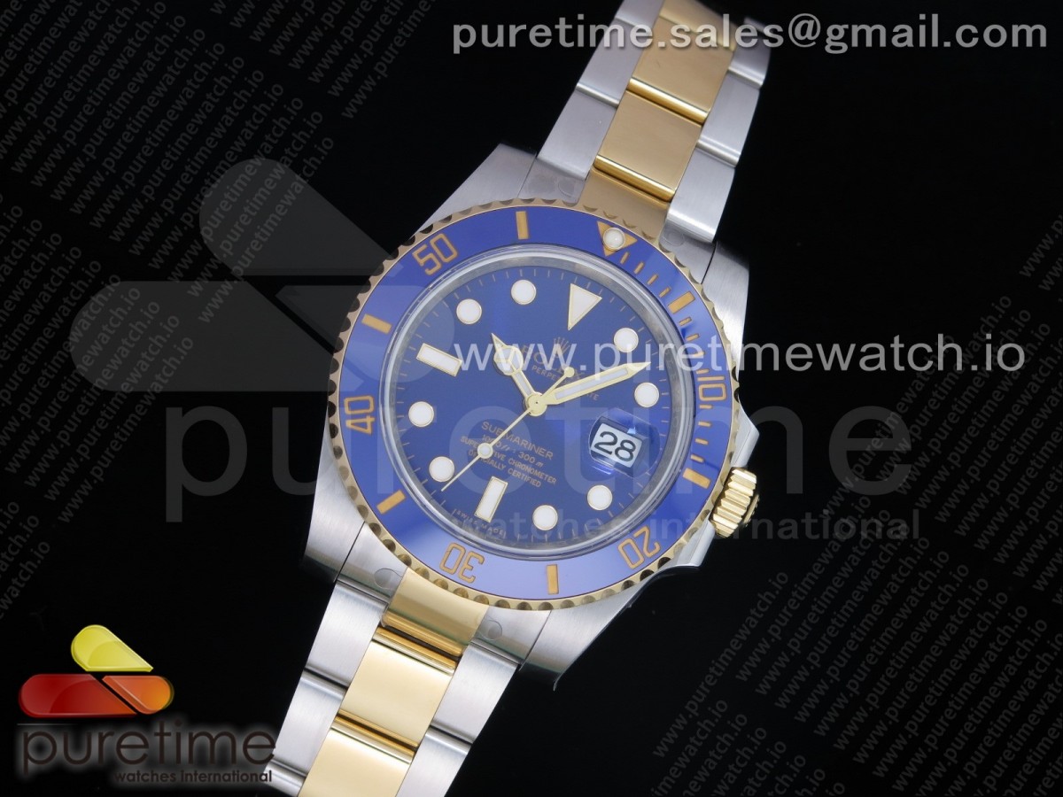 AR공장 V3 롤렉스 서브마리너 블루콤비 청콤 도금 2824 / Submariner 116613 LB Blue Ceramic ARF 11 Best Edition 904L SS Case and Bracelet A2824 V3