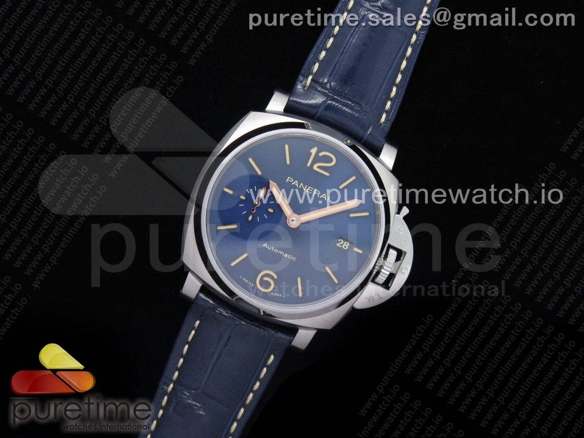 VS공장 파네라이 PAM927 블루다이얼 가죽 / PAM927 Luminor Due VSF Best Edition Blue Dial on Blue Leather Strap AXXXIV