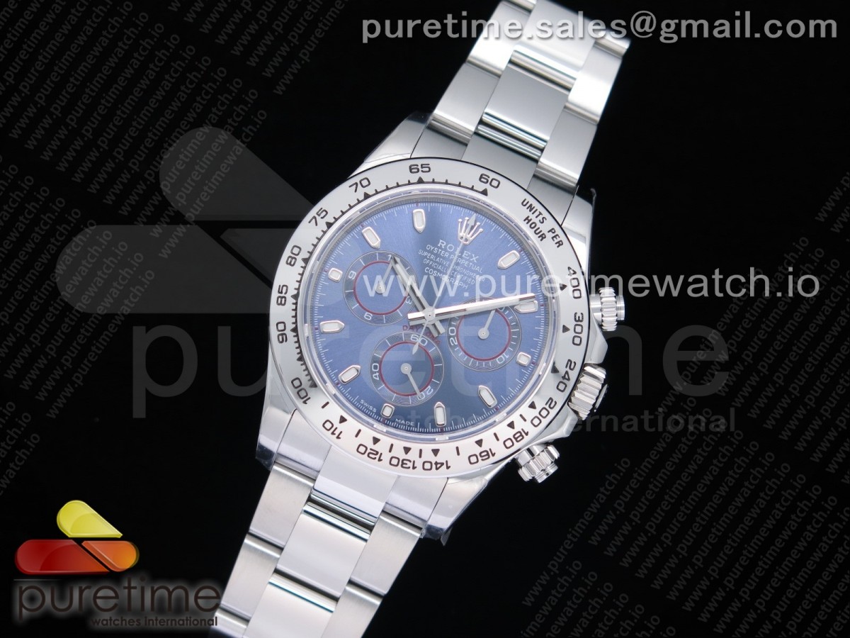 눕공장 롤렉스 데이토나 블루다이얼 스틸 브슬 904L / Daytona 116509 SS Noob 11 Best Edition 904L SS Case and Bracelet Blue Dial SA4130 V3