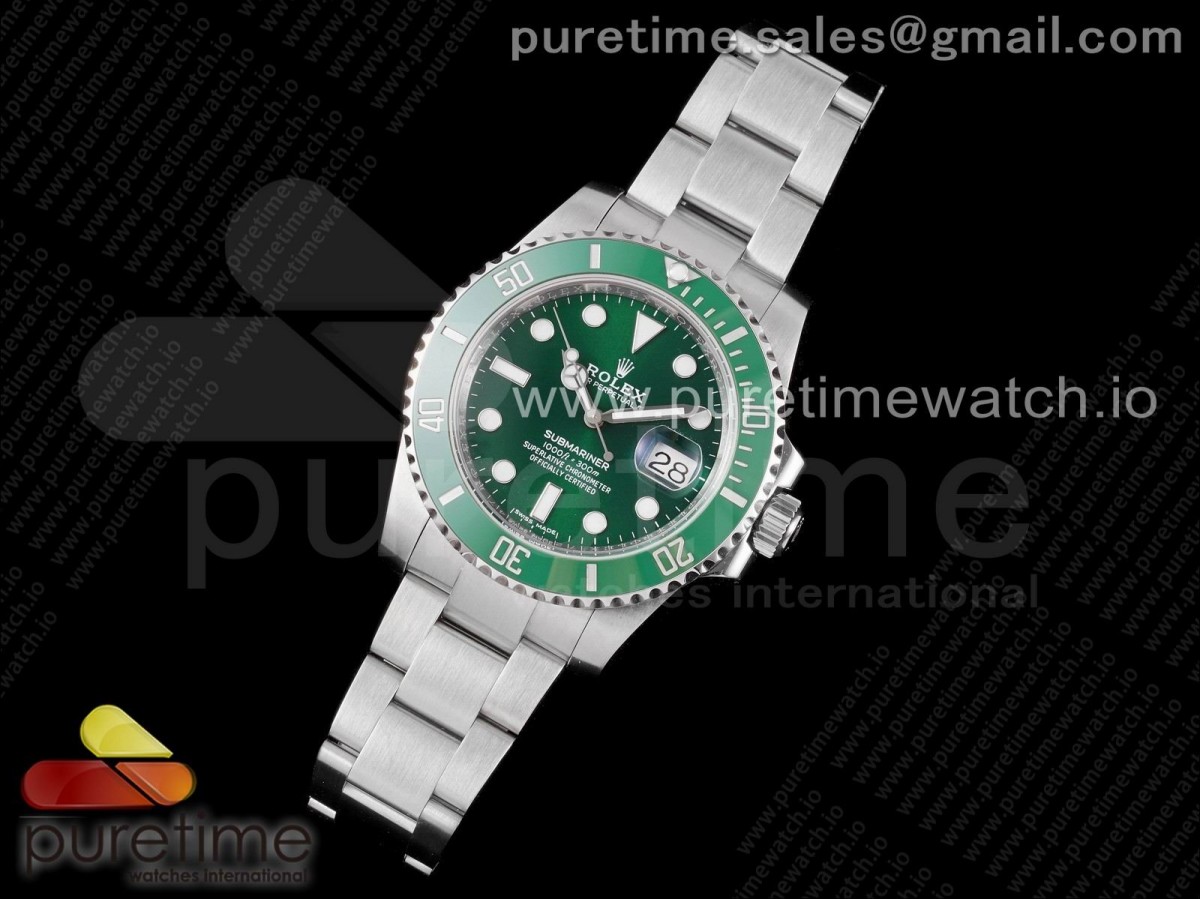 ZF공장 롤렉스 서브마리너 그린 904L 3135 / Submariner 116610 LV Green Ceramic ZF 11 Best Edition 904L SS Case and Bracelet VR3135