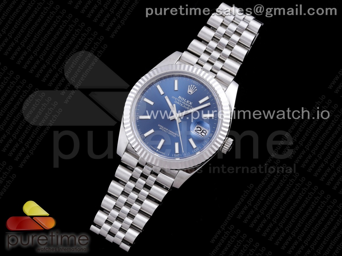 AR공장 V3 롤렉스 데이저스트 41MM 브슬 블루바인덱스 쥬빌레 904L 2824 / New DateJust 41 126334 ARF 11 Best Edition 904L Steel Blue Dial on Jubilee Bracelet A2824