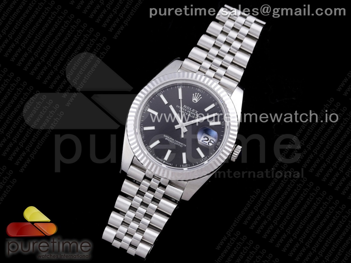 AR공장 V3 롤렉스 데이저스트 41MM 브슬 블랙바인덱스 쥬빌레 904L 2824 / New DateJust 41 126334 ARF 11 Best Edition 904L Steel Black Dial on Jubilee Bracelet A2824