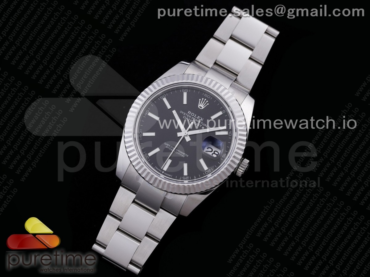 AR공장 V3 롤렉스 데이저스트 41MM 브슬 블랙바인덱스 오이스터 904L 2824 / New DateJust 41 126334 ARF 11 Best Edition 904L Steel Black Dial on Oyster Bracelet A2824