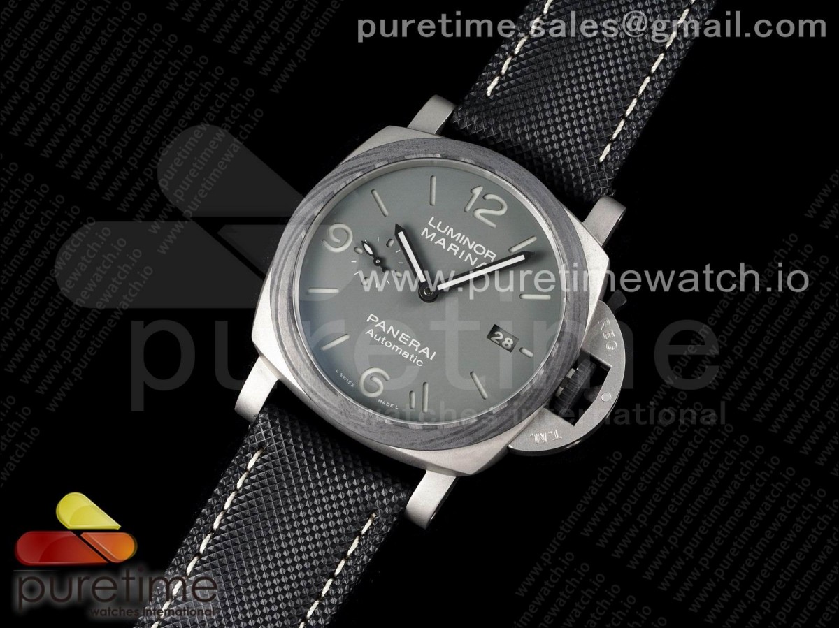 VS공장 파네라이 PAM1662 티타늄 카본 블랙다이얼 / PAM 1662 Satin-polished Ti VSF 11 Best Edition on Black Kevlar Composite Strap P.9010 Clone