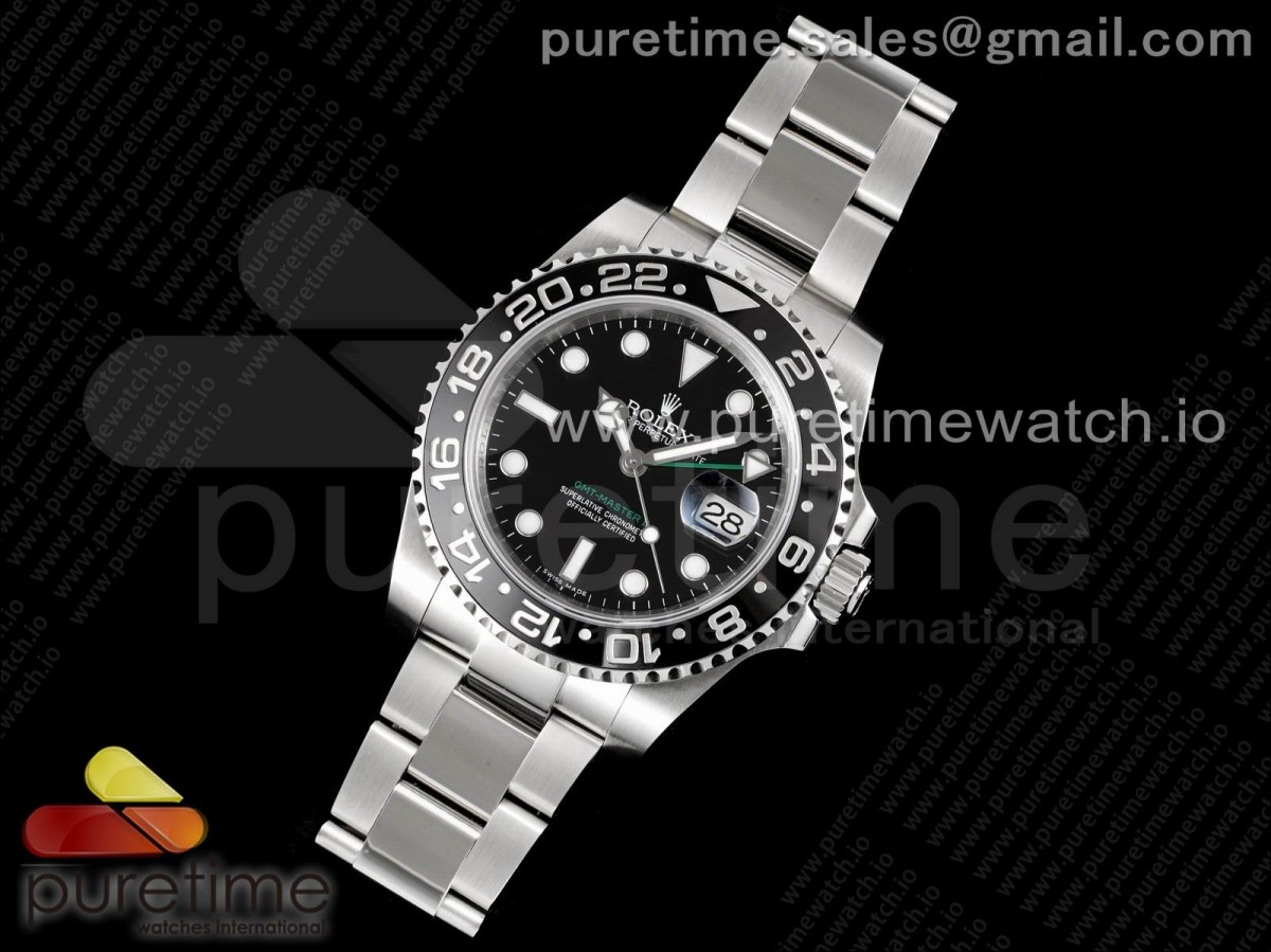 VR공장 V2 롤렉스 GMT마스터2 블랙 브슬 / GMT-Master II 116710 LN Black Ceramic 904L Steel VRF 11 Best Edition SA3186 CHS V2 (CF Bezel)