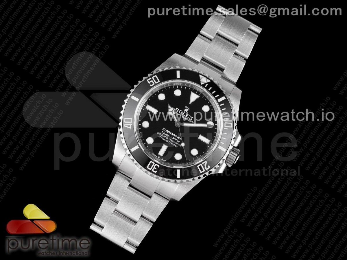 EW공장 롤렉스 서브마리너 블랙논데이트 신형 41MM / Submariner 41mm 124060 No Date EWF Black Dial on SS Bracelet A3235