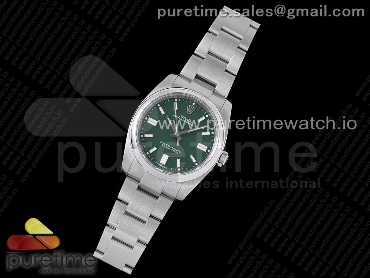 KR공장 롤렉스 오이스터퍼페츄얼 36MM 그린다이얼 브슬 / Oyster Perpetual 126000 36mm KRF 11 Best Edition 904L Steel Green Dial A2824