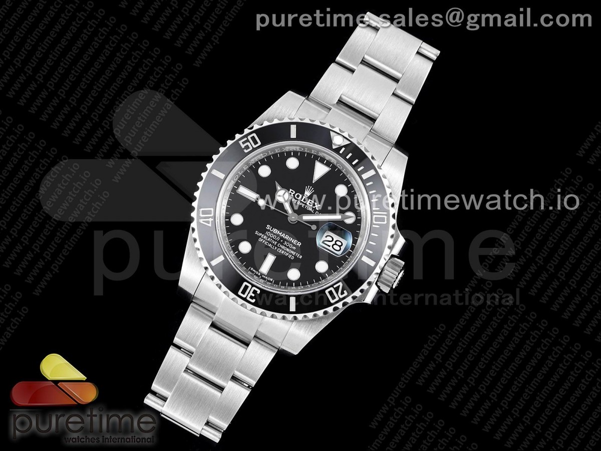 V6공장 V2 롤렉스 서브마리너 블랙데이트 스틸 3135 / Submariner 116610 LN Black Ceramic 904L Steel V6F 11 Best Edition VS3135 V2 (Free Rubber B)