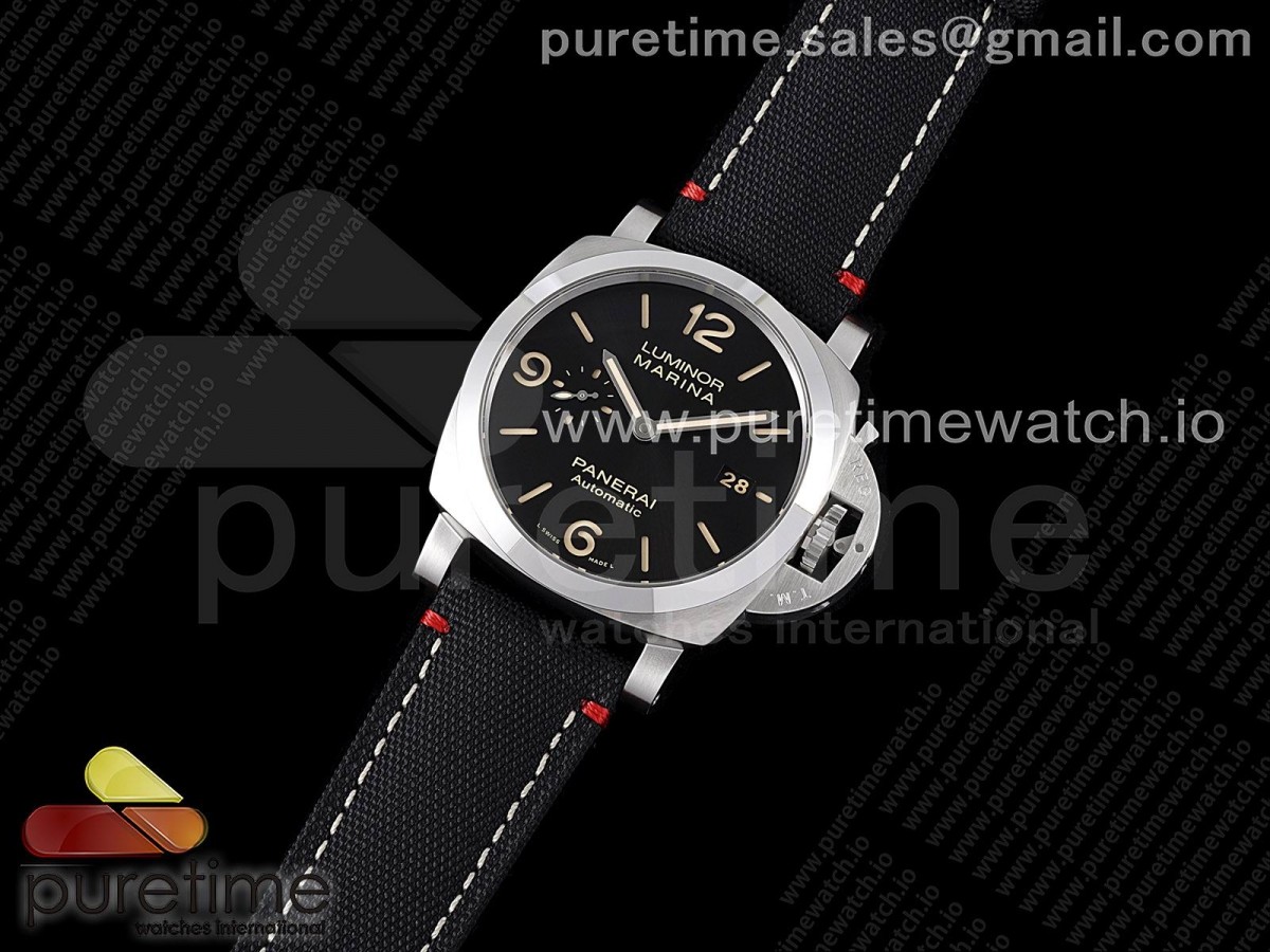 VS공장 파네라이 PAM1025 블랙다이얼 / PAM1025 VSF 11 Best Edition Black Dial on Black Canvas Strap P.9010 Clone