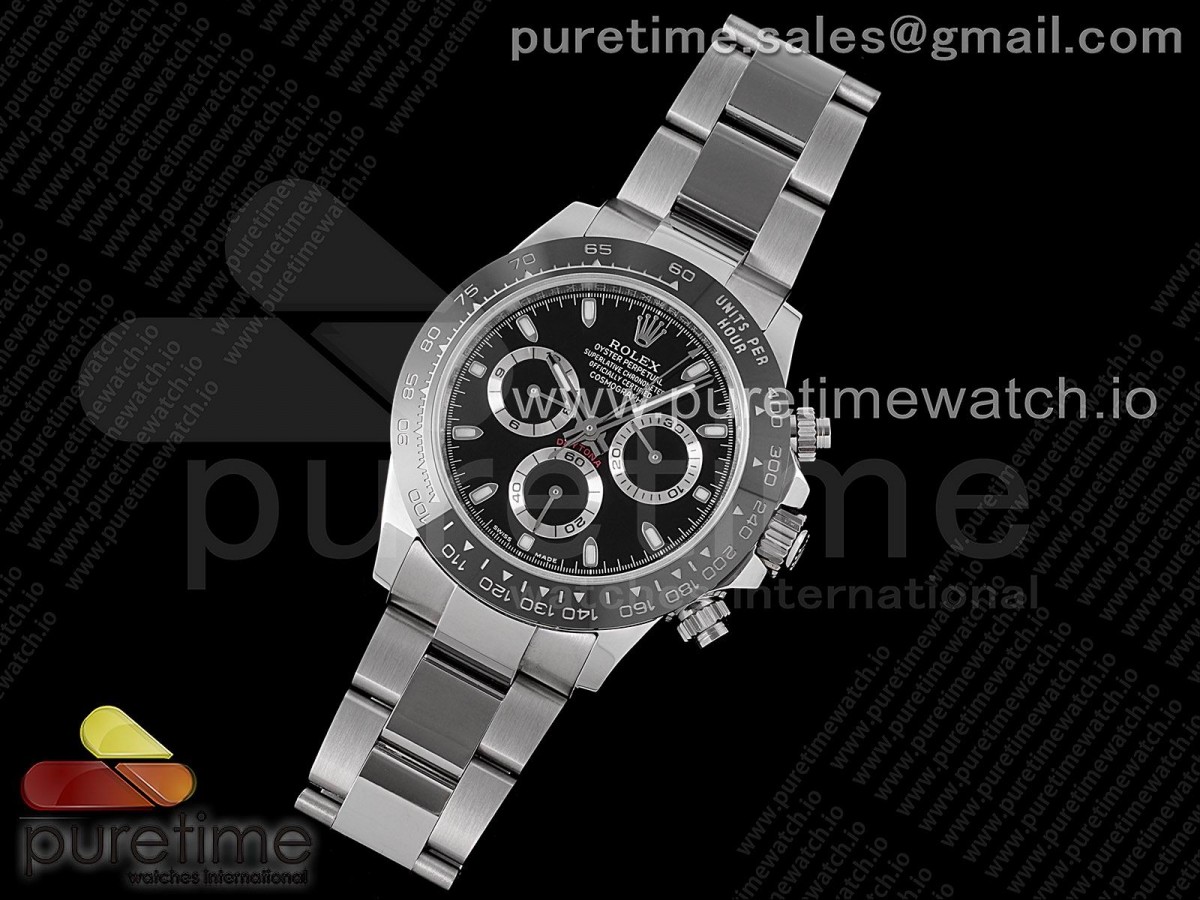 VR공장 롤렉스 데이토나 세라토나 블랙다이얼 브슬 7750 / Daytona 116500 VRF 11 Best Edition Black Dial on SS Bracelet A7750