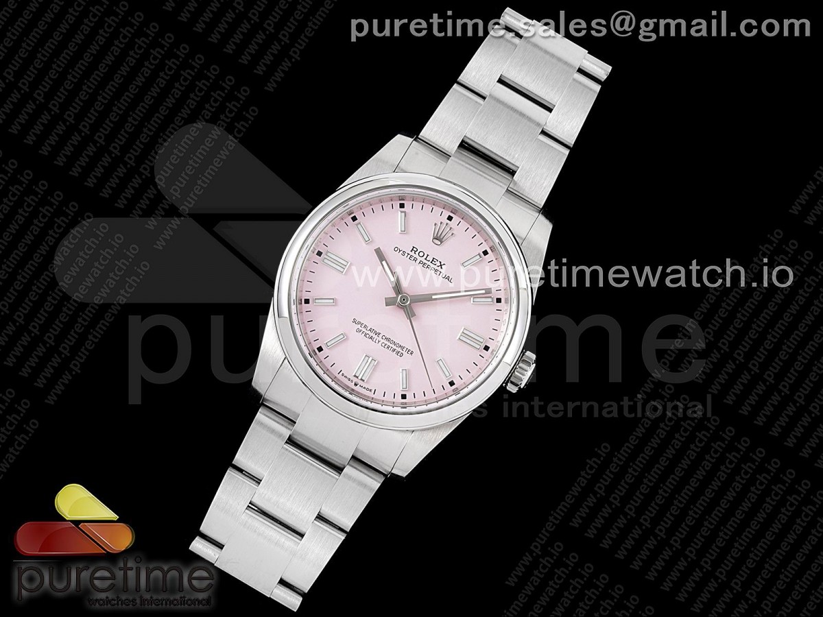 GM공장 롤렉스 오이스터 퍼페츄얼 36MM 12600 핑크다이얼 브슬 / Oyster Perpetual 36mm 126000 GMF 11 Best Edition 904L Steel Pink Dial on SS Bracelet SA3230