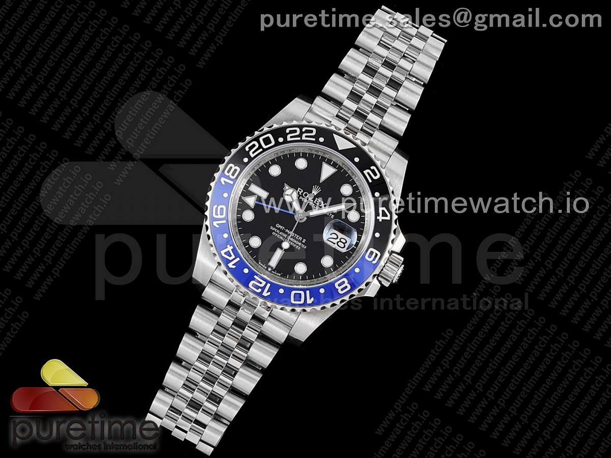 VR공장 V2 롤렉스 GMT마스터 블루블랙 배트맨 블랙다이얼 쥬빌레 / GMT-Master II 126710 BLNR BlackBlue Ceramic 904L Steel VRF 11 Best Edition SA3285 CHS V2