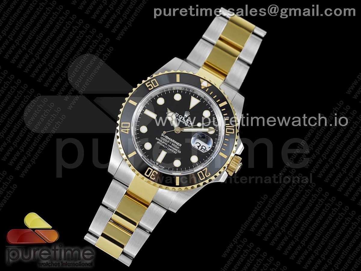 EW공장 롤렉스 서브마리너 41MM 흑콤 블랙콤비 브슬 /  Submariner 41mm 126613 LN SSYG EWF Black Dial on SSYG Bracelet A3235