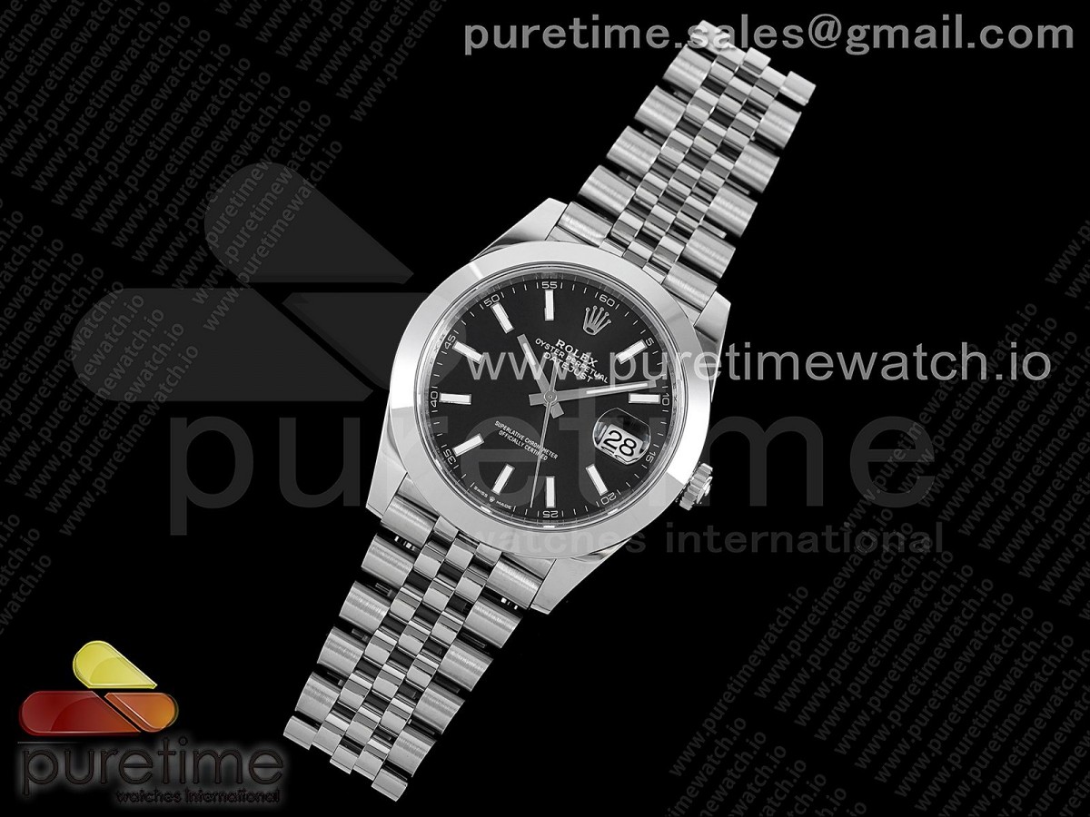 VS공장 롤렉스 데이저스트 41MM 블랙바인덱스 쥬빌레브슬 돔베젤 VS3235 / DateJust 41 126330 904L SS VSF 11 Best Edition Black Dial on Jubilee Bracelet VS3235