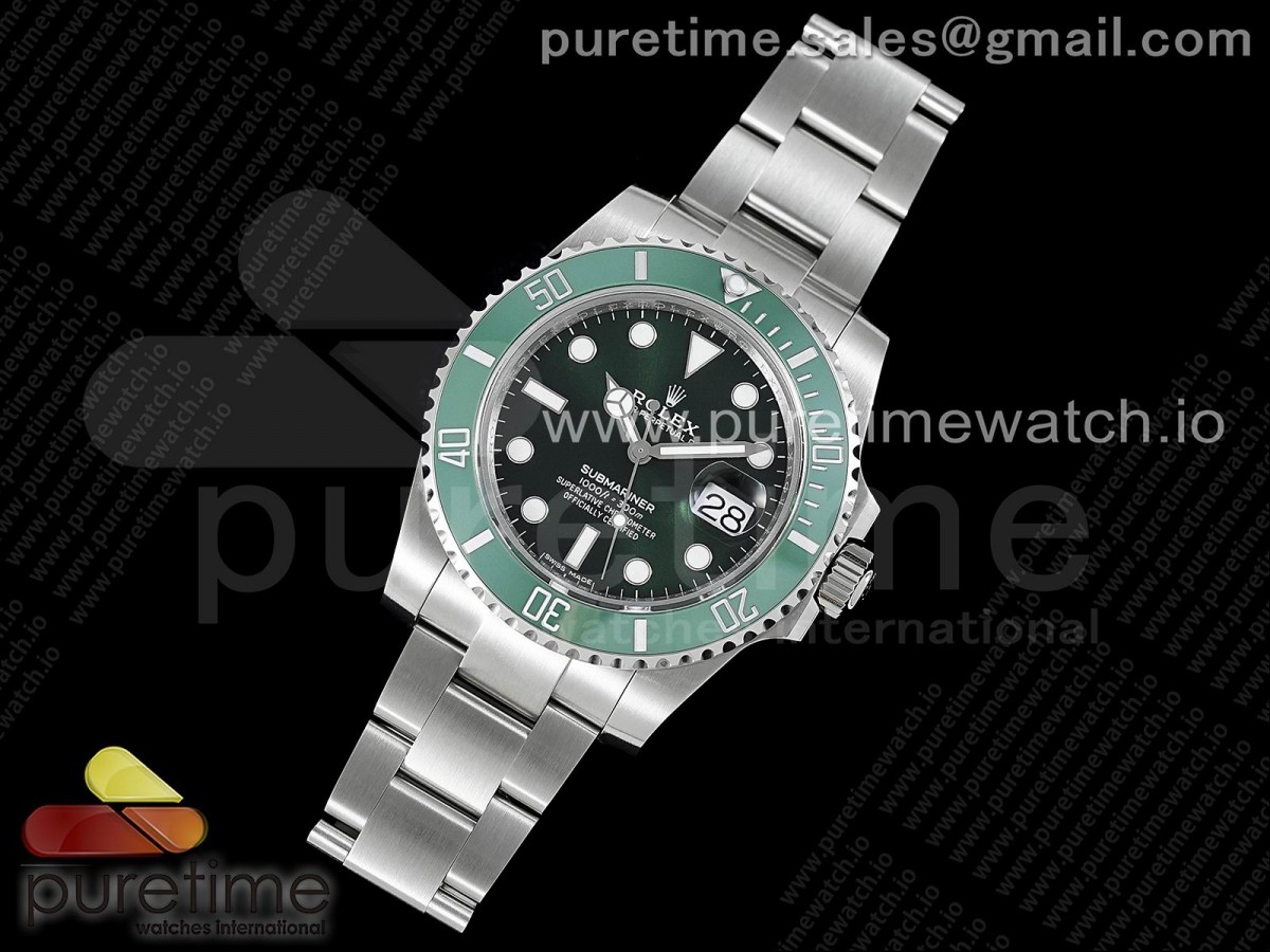 GM공장 롤렉스 서브마리너 그린 40MM 브슬 / Submariner 116610 LV Green Ceramic CF Bezel 904L Steel GMF 11 Best Edition VS3135