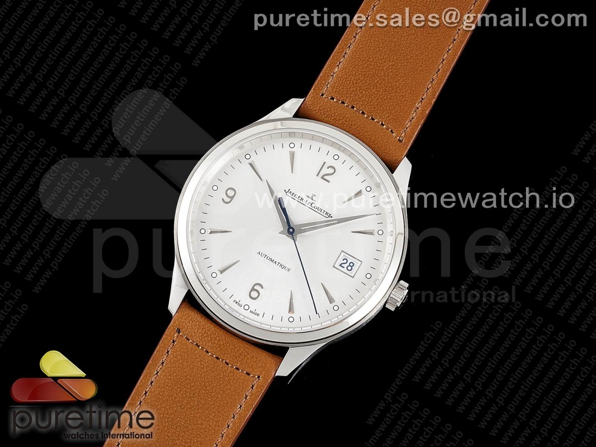 ZF공장 예거 르쿨트르 마스터컨트롤 화이트다이얼 브라운가죽 Master Control Q4018420 ZF 11 Best Edition White Dial on Brown Leather Strap A899