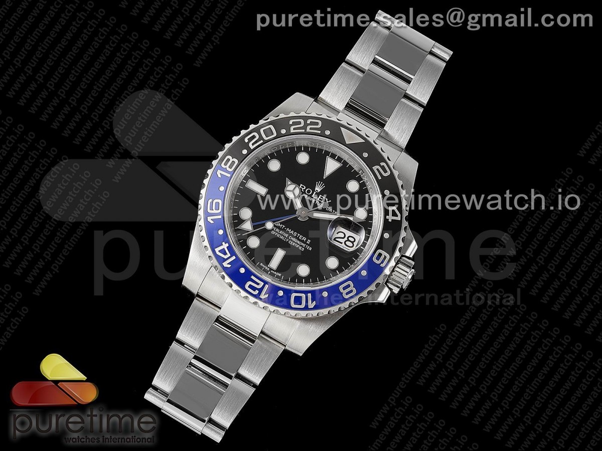 클린공장 롤렉스 GMT마스터2 배트맨 오이스터 블루블랙 / GMT Master II 126710 BLNR 904L SS Clean Factory 11 Best Edition on Oyster Bracelet VR3186 CHS