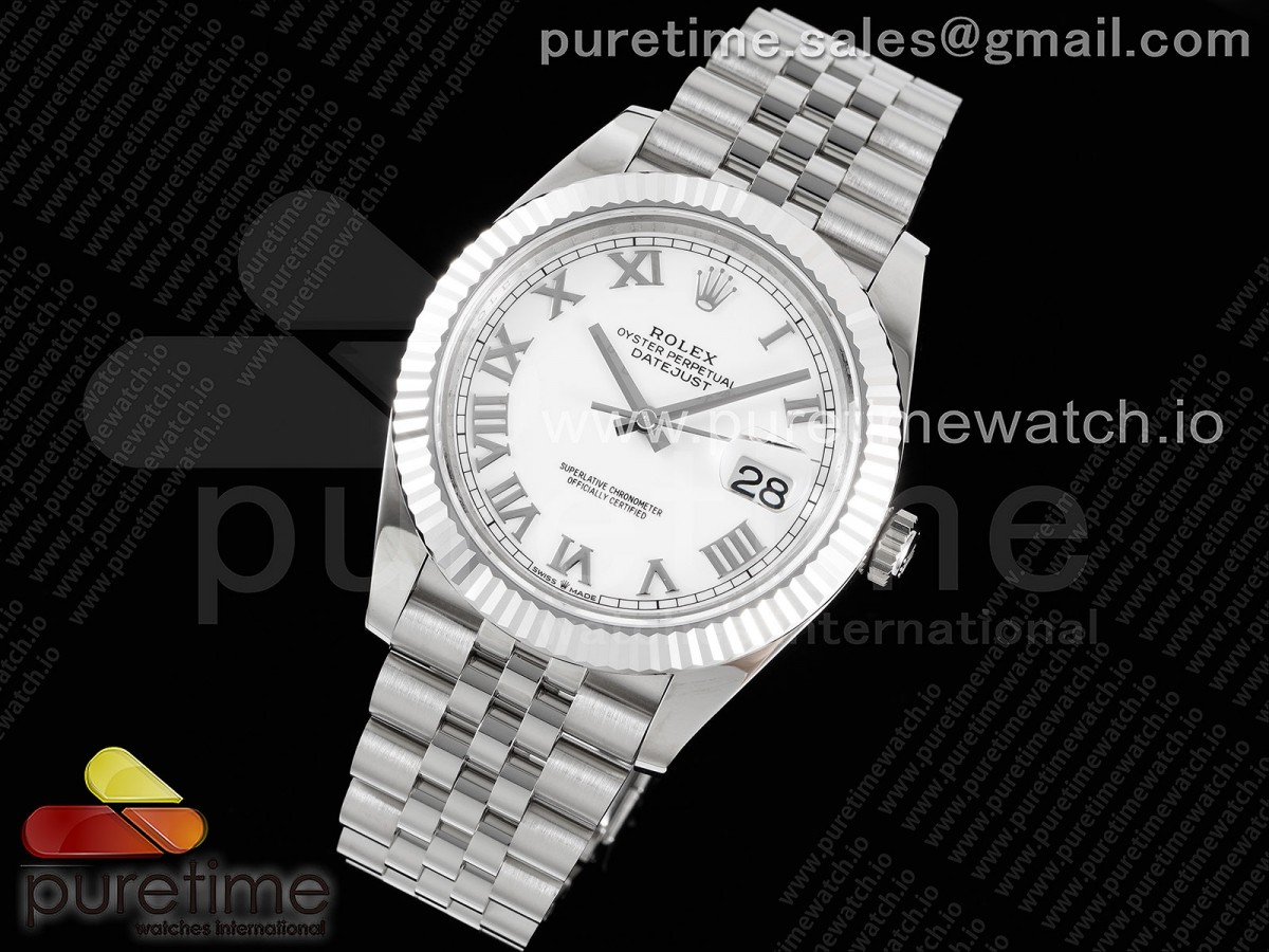 AR공장 V3 롤렉스 데이저스트 41MM 브슬 화이트로만인덱스 쥬빌레 904L 2824 / New DateJust 41 126334 ARF 1:1 Best Edition 904L Steel White Roman Dial on Jubilee Bracelet A2824