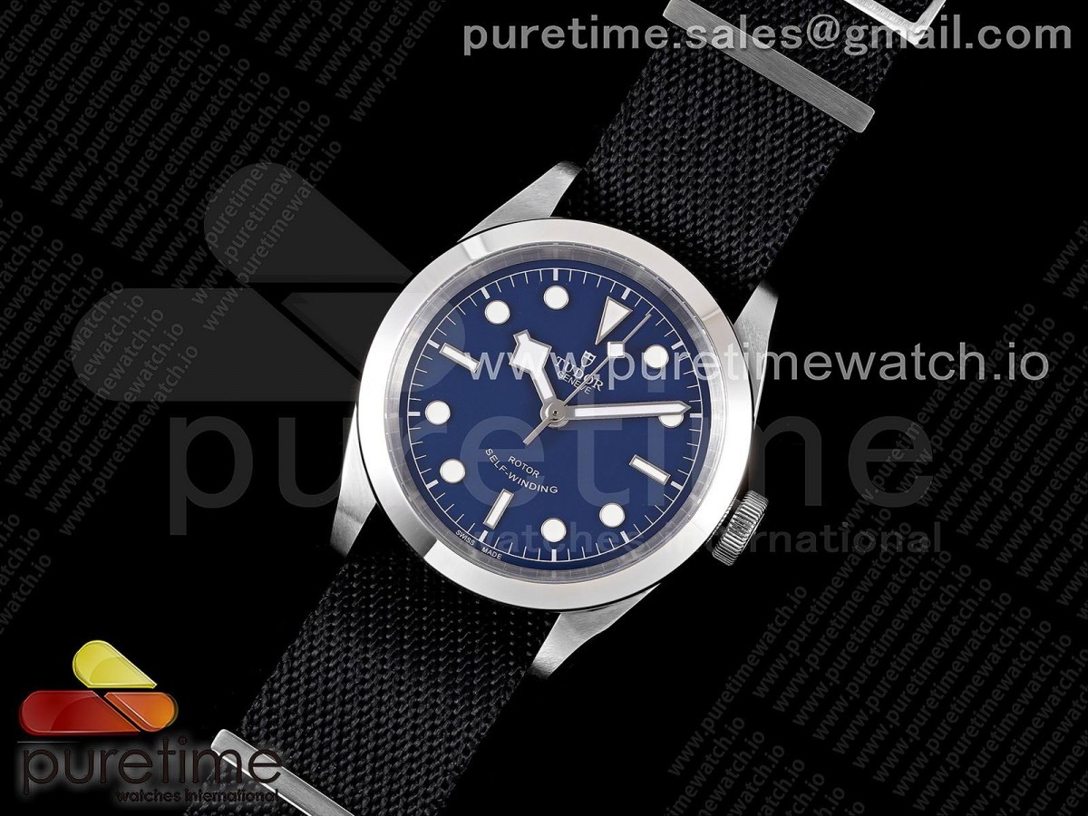 LF공장 튜더 블랙베이 41MM 블루다이얼 나일론 Black Bay 41 SS LF 1:1 Best Edition Blue Dial on Black Nylon Strap A2824