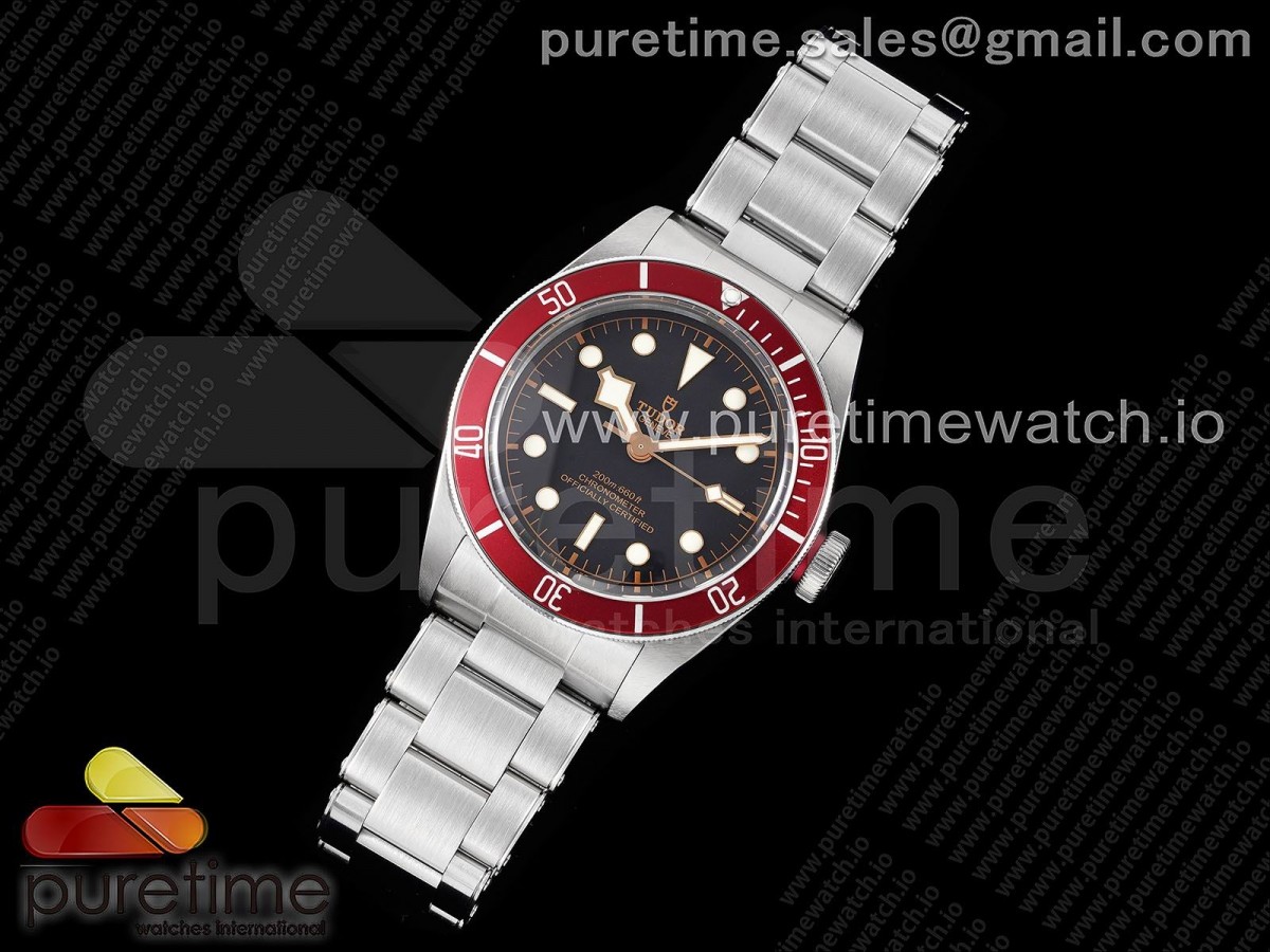 ZF공장 V5 튜더 헤리티지 블랙베이 41MM 버건디 브슬 / Heritage Black Bay Red Bezel ZF 11 Best Edition on SS Bracelet A2824 V5