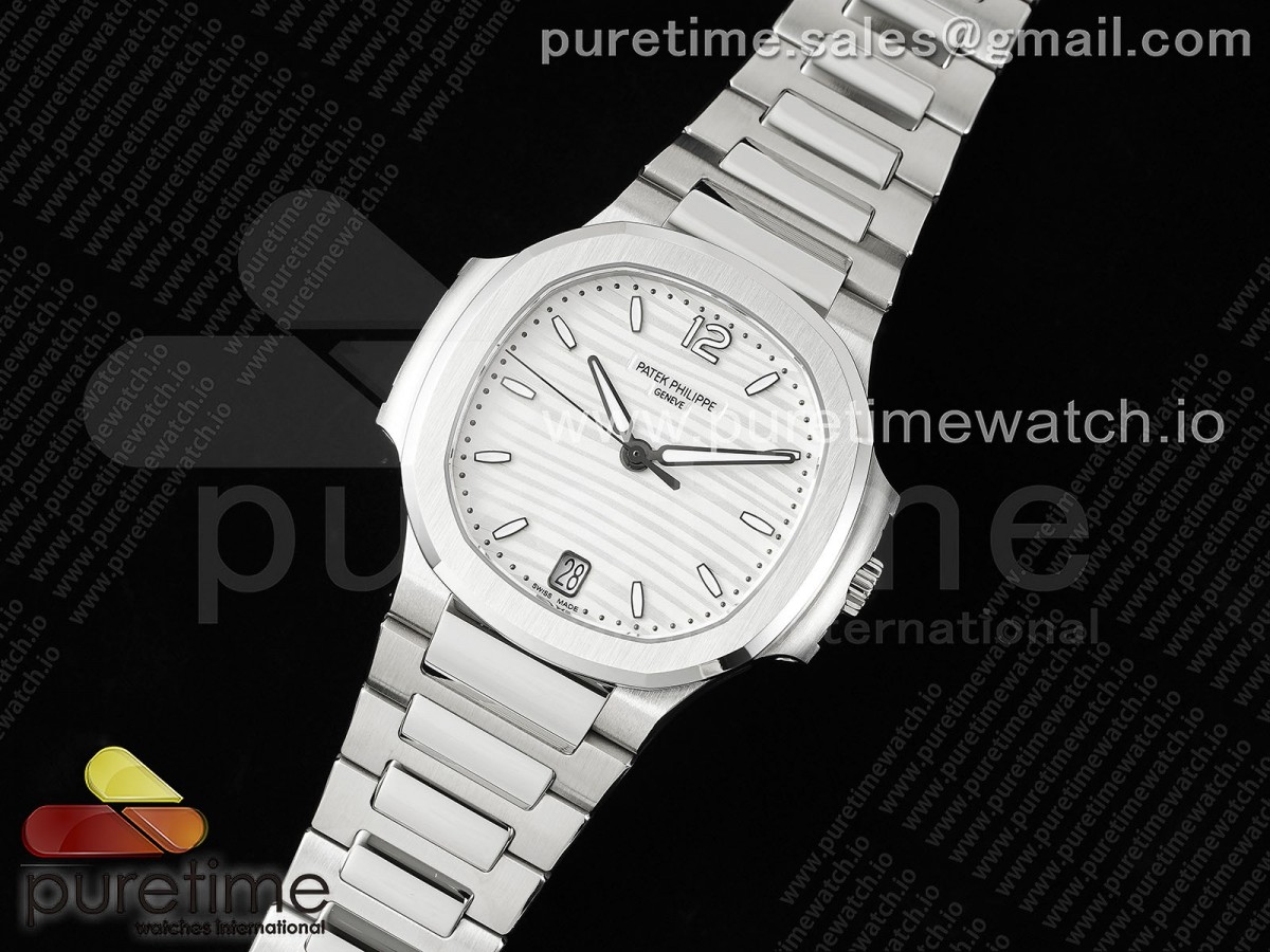 3K공장 파텍필립 노틸러스 7118 화이트다이얼 브슬 / Nautilus 7118 Ladies 3KF 11 Best Edition White Dial on SS Bracelet A324 Super Clone