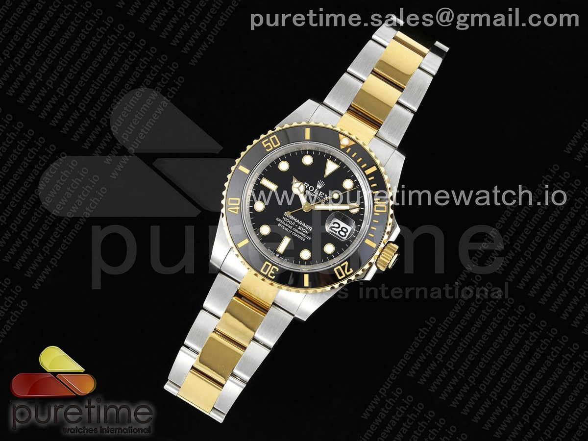 JD공장 롤렉스 서브마리너 신형 41MM 흑콤 블랙콤비 포금 / Submariner 41mm 126613 LN SSYG Wrapped Gold Black Ceramic 904L Steel JDF 11 Best Edition VR3235