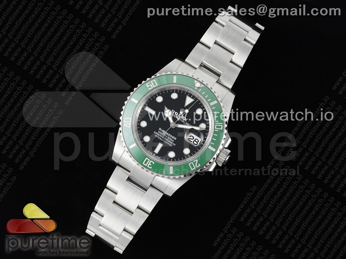 JD공장 롤렉스 서브마리너 신형 41MM 그린 스타벅스 브슬 / Submariner 41mm 126610 LV Kermit 904L Steel JDF 11 Best Edition VR3235