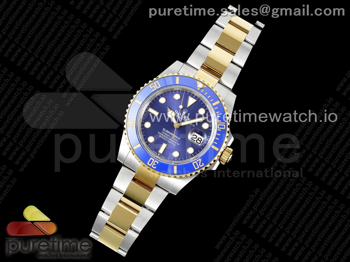 JD공장 롤렉스 서브마리너 신형 41MM 청콤 블루콤비 포금 / Submariner 41mm 126613 LB SSYG Wrapped Gold Blue Ceramic 904L Steel JDF 11 Best Edition VR3235