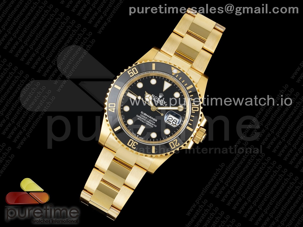 VS공장 롤렉스 서브마리너 신형 41MM 블랙 금통 /Submariner 126618 LN YG Black Ceramic 904L Steel VSF 11 Best Edition VS3235