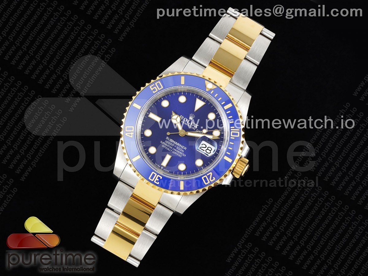 VS공장 롤렉스 서브마리너 41 신형 옐로우골드콤비 청콤 브레이슬릿Submariner 126613 LB SSYG Blue Ceramic 904L Steel VSF 11 Best Edition VS3235