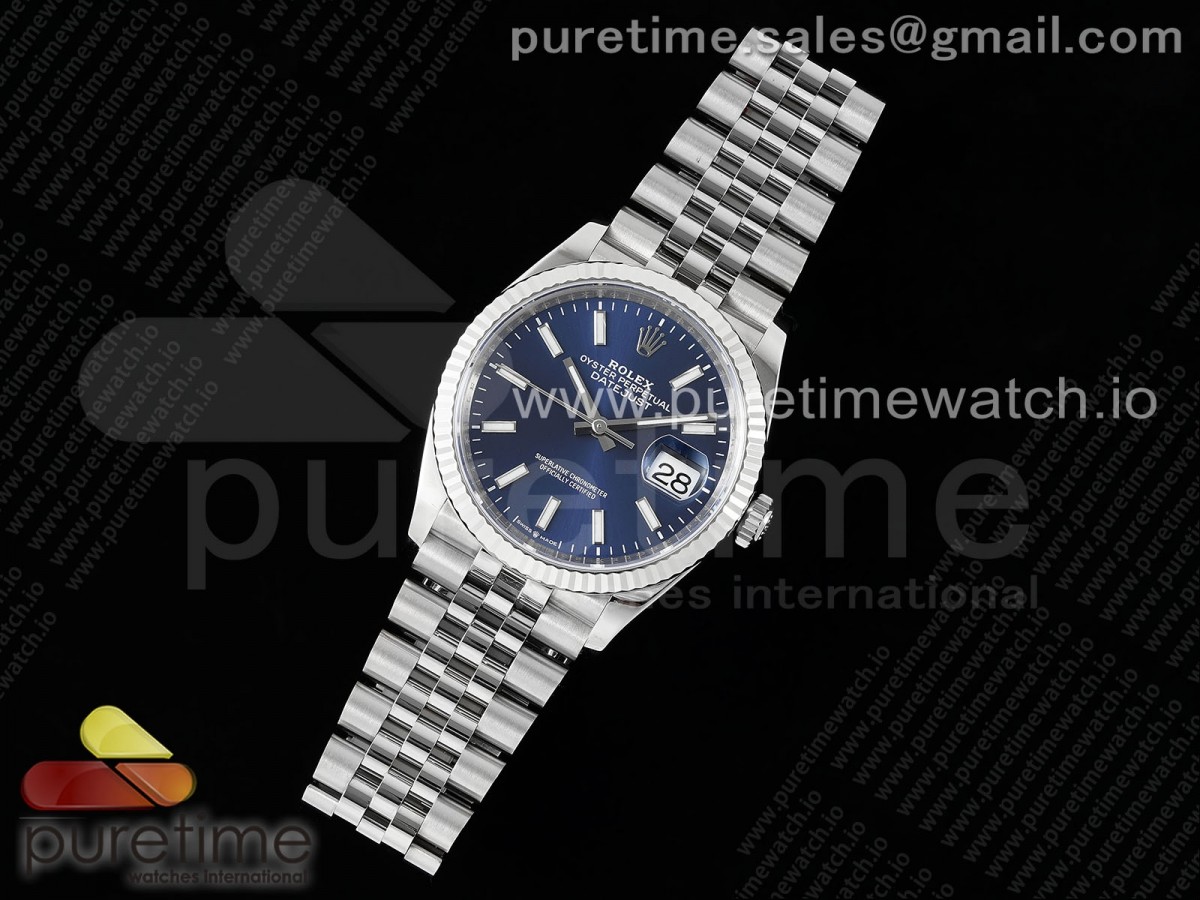 VS공장 롤렉스 데이저스트 36MM 블루/DateJust 36 SS 116234 VSF 11 Best Edition 904L Steel Blue Stick Dial on Jubilee Bracelet 